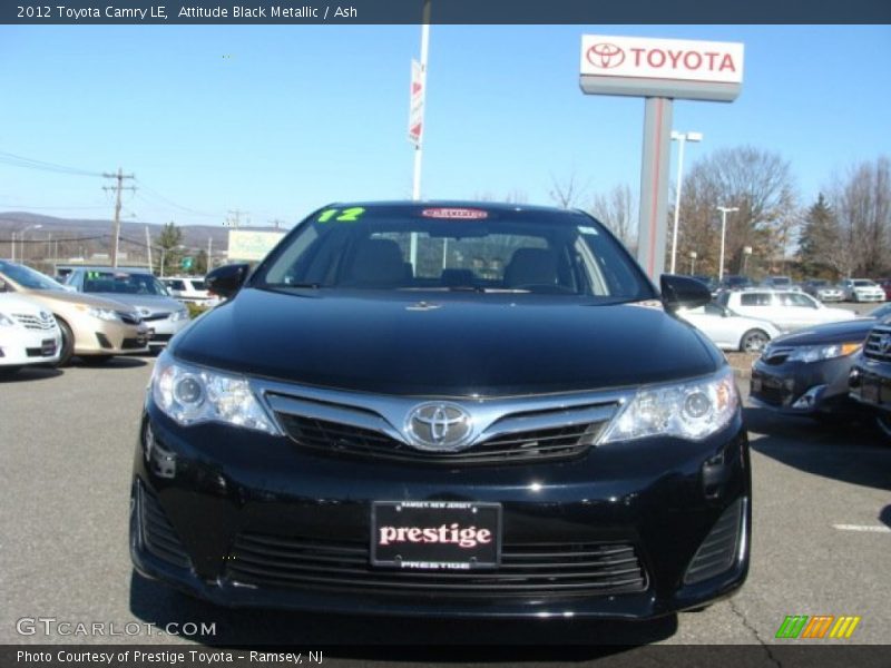 Attitude Black Metallic / Ash 2012 Toyota Camry LE