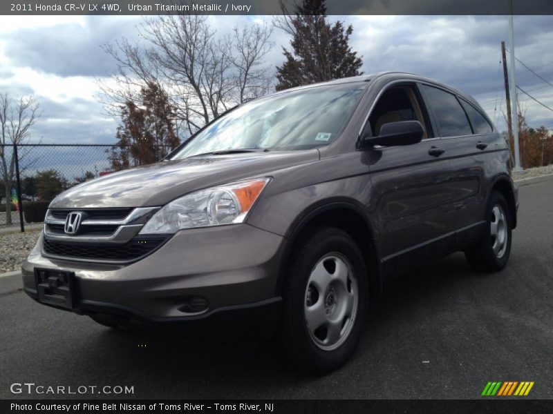 Urban Titanium Metallic / Ivory 2011 Honda CR-V LX 4WD