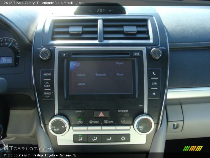 Attitude Black Metallic / Ash 2012 Toyota Camry LE