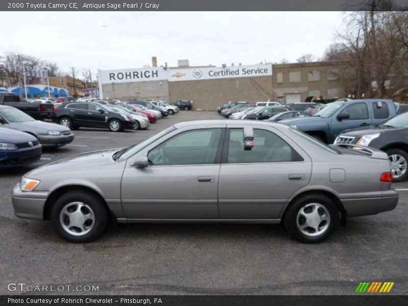 Antique Sage Pearl / Gray 2000 Toyota Camry CE