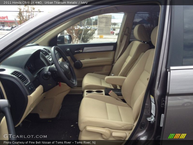 Urban Titanium Metallic / Ivory 2011 Honda CR-V LX 4WD