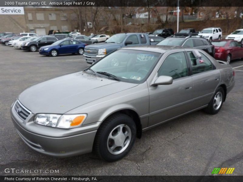Antique Sage Pearl / Gray 2000 Toyota Camry CE