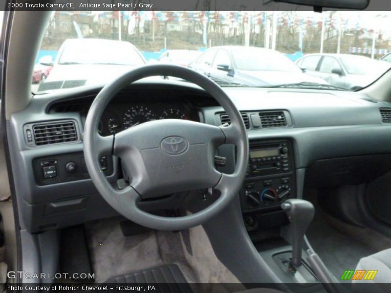 Antique Sage Pearl / Gray 2000 Toyota Camry CE
