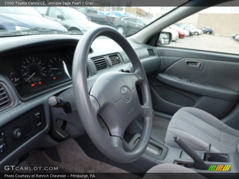 Antique Sage Pearl / Gray 2000 Toyota Camry CE