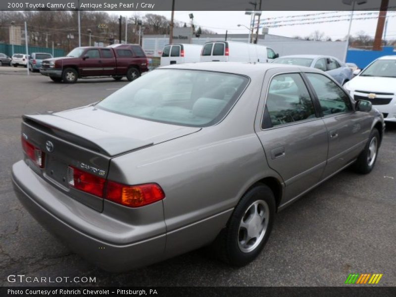 Antique Sage Pearl / Gray 2000 Toyota Camry CE