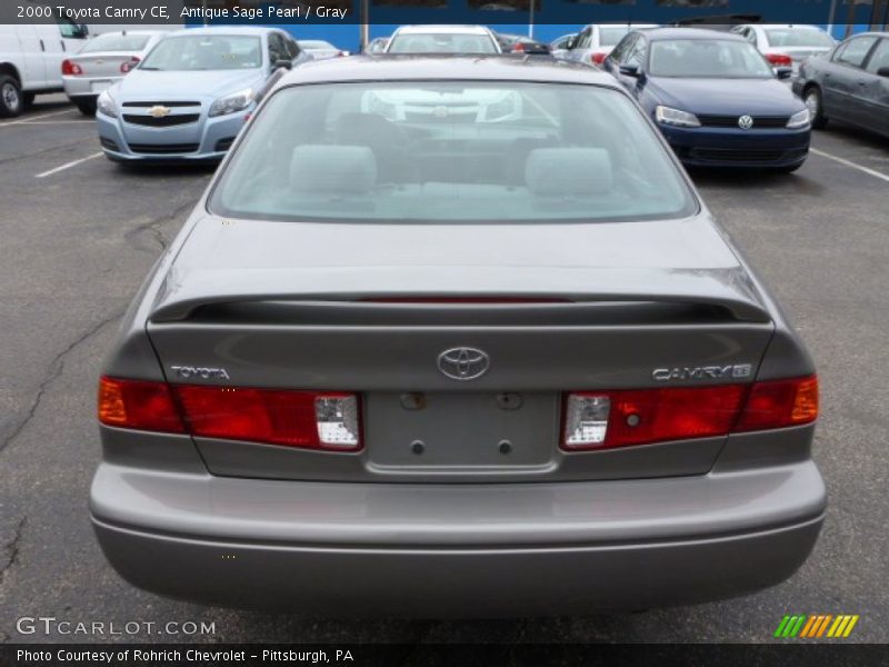 Antique Sage Pearl / Gray 2000 Toyota Camry CE