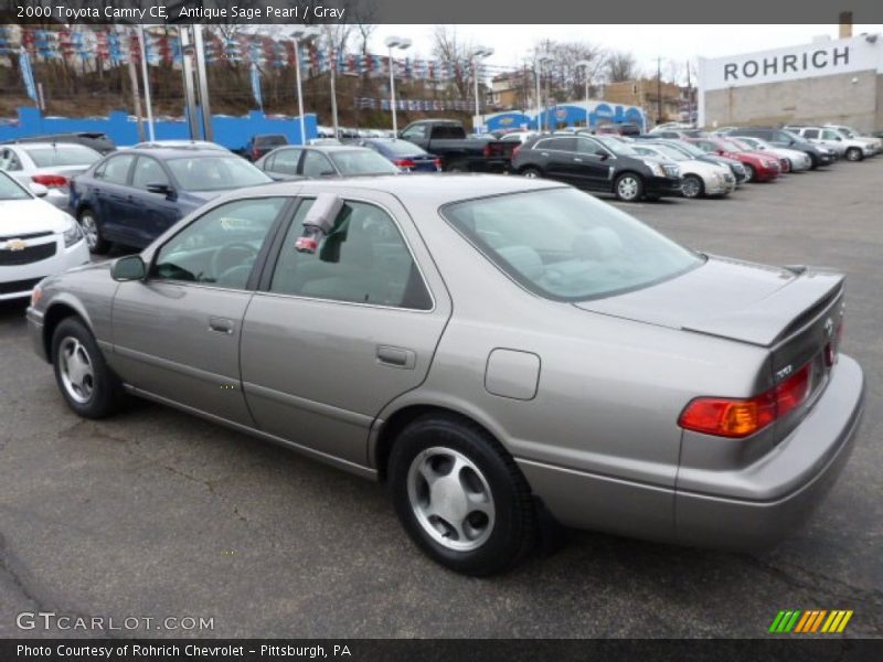 Antique Sage Pearl / Gray 2000 Toyota Camry CE