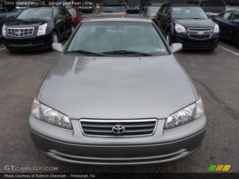 Antique Sage Pearl / Gray 2000 Toyota Camry CE
