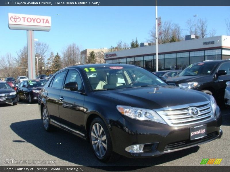 Cocoa Bean Metallic / Ivory 2012 Toyota Avalon Limited