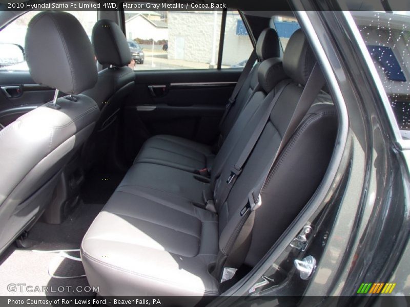 Harbor Gray Metallic / Cocoa Black 2010 Hyundai Santa Fe Limited 4WD
