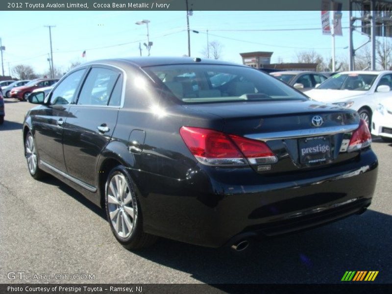 Cocoa Bean Metallic / Ivory 2012 Toyota Avalon Limited