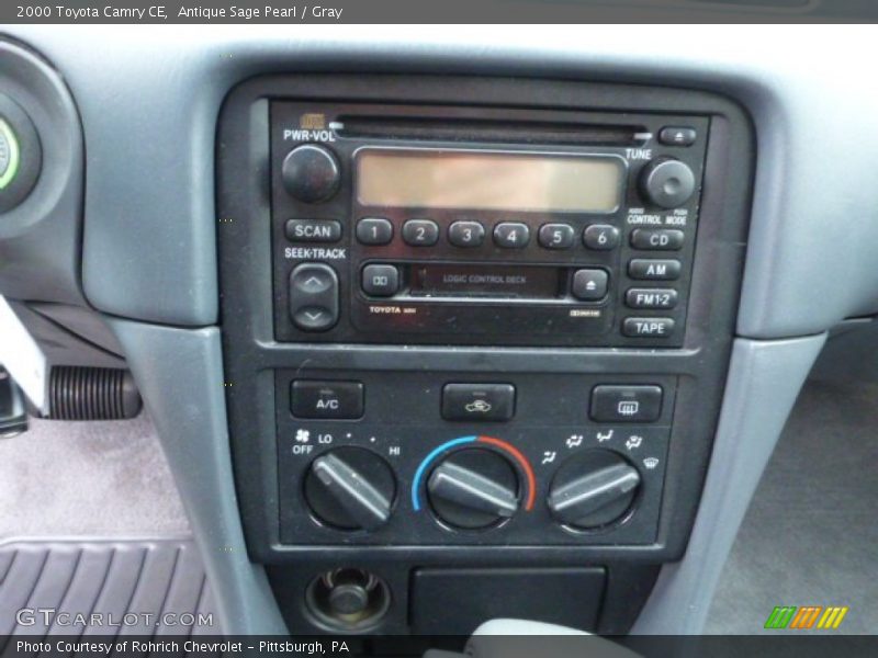 Antique Sage Pearl / Gray 2000 Toyota Camry CE
