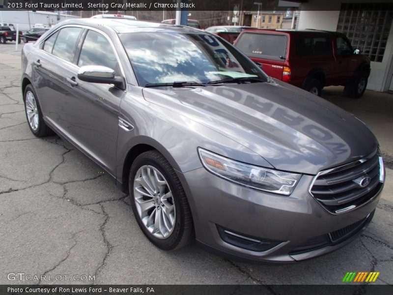 Sterling Gray Metallic / Charcoal Black 2013 Ford Taurus Limited