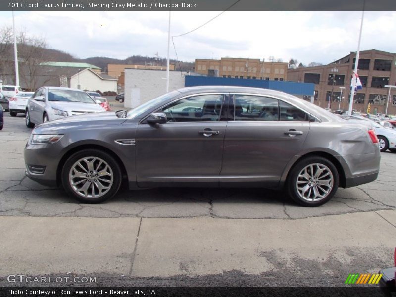 Sterling Gray Metallic / Charcoal Black 2013 Ford Taurus Limited