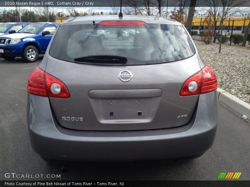 Gotham Gray / Gray 2010 Nissan Rogue S AWD