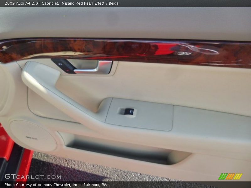 Misano Red Pearl Effect / Beige 2009 Audi A4 2.0T Cabriolet