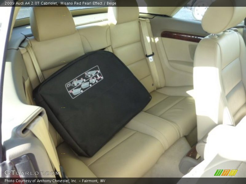 Misano Red Pearl Effect / Beige 2009 Audi A4 2.0T Cabriolet