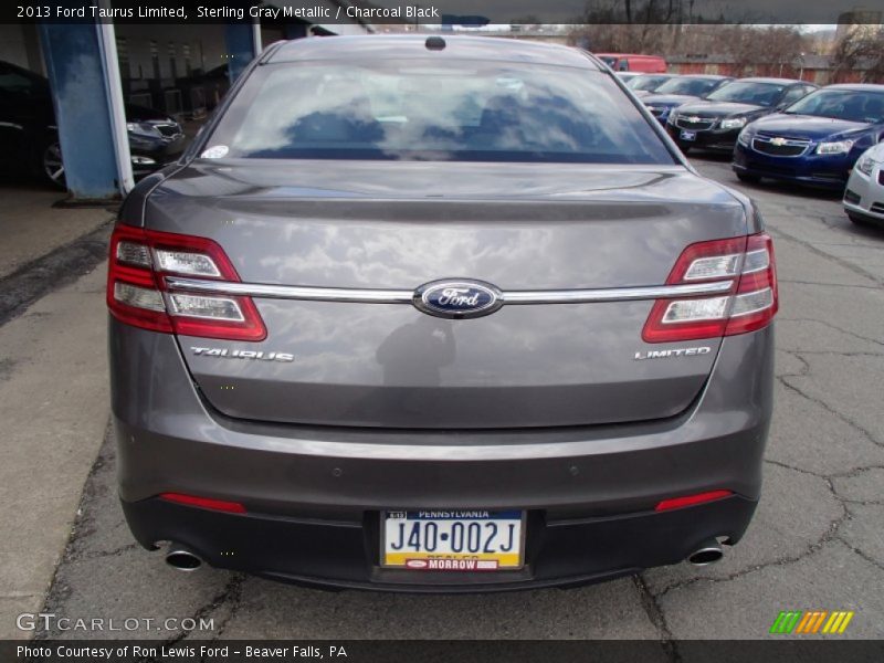 Sterling Gray Metallic / Charcoal Black 2013 Ford Taurus Limited