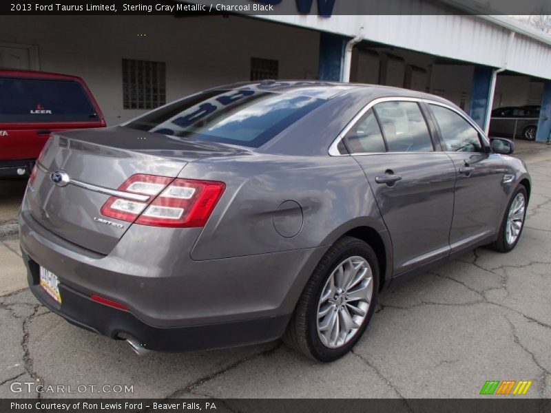 Sterling Gray Metallic / Charcoal Black 2013 Ford Taurus Limited