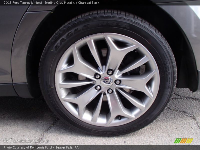 Sterling Gray Metallic / Charcoal Black 2013 Ford Taurus Limited