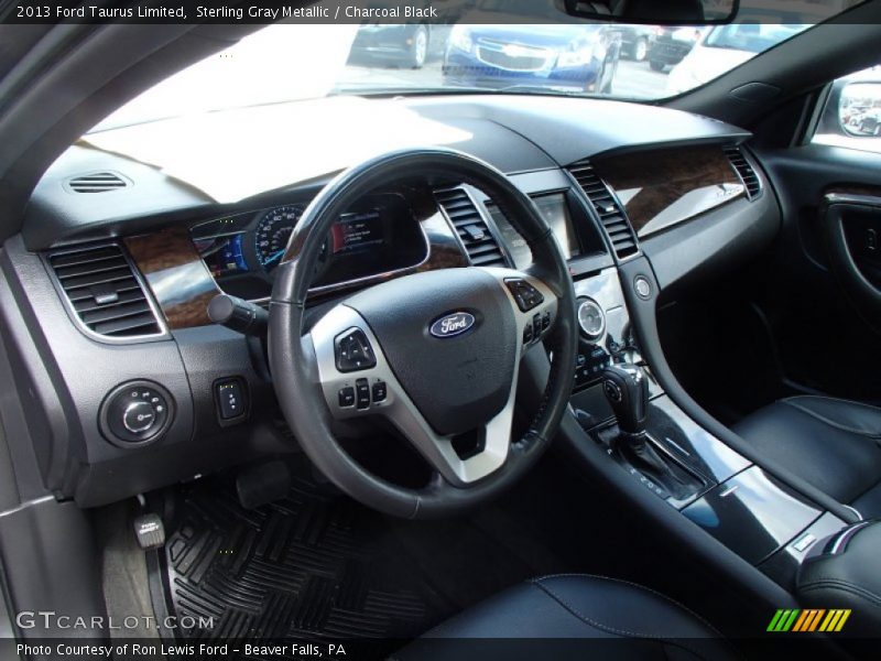 Sterling Gray Metallic / Charcoal Black 2013 Ford Taurus Limited
