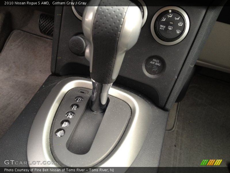 Gotham Gray / Gray 2010 Nissan Rogue S AWD