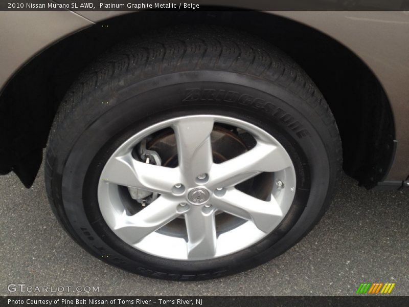 Platinum Graphite Metallic / Beige 2010 Nissan Murano SL AWD