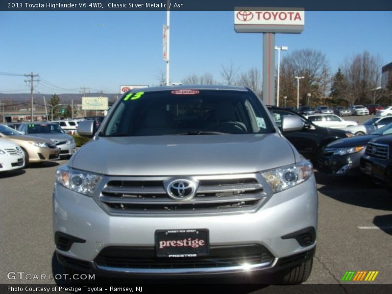 Classic Silver Metallic / Ash 2013 Toyota Highlander V6 4WD