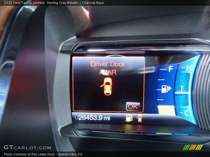 Sterling Gray Metallic / Charcoal Black 2013 Ford Taurus Limited
