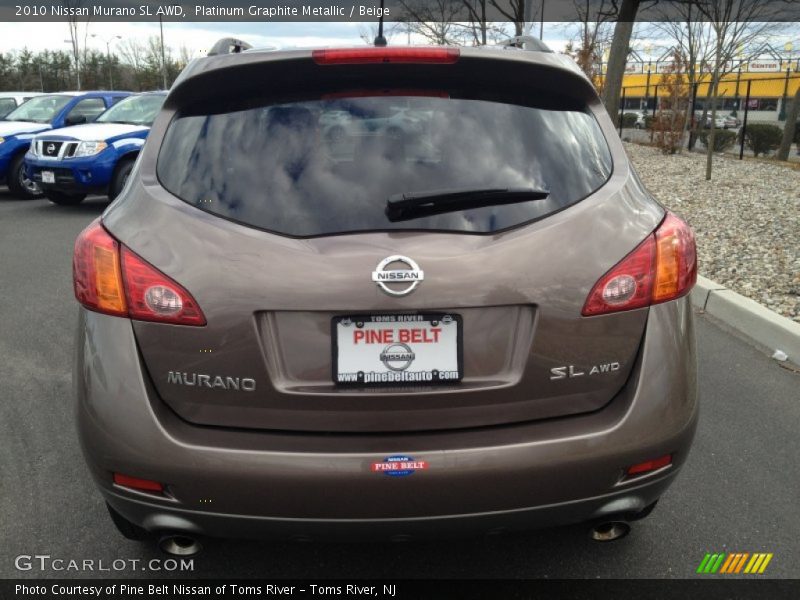 Platinum Graphite Metallic / Beige 2010 Nissan Murano SL AWD