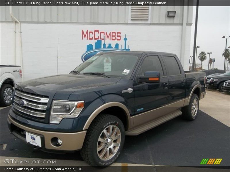 Blue Jeans Metallic / King Ranch Chaparral Leather 2013 Ford F150 King Ranch SuperCrew 4x4