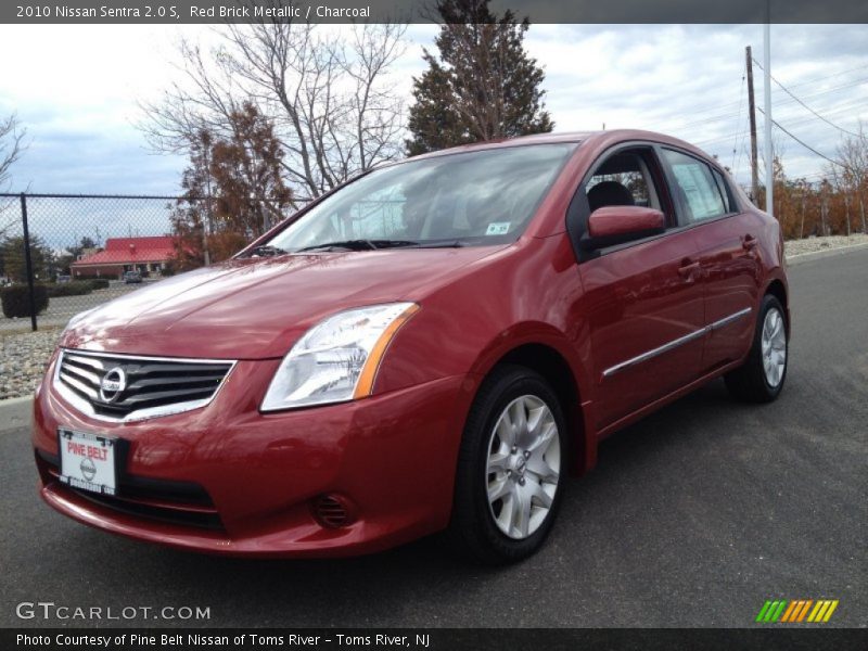 Red Brick Metallic / Charcoal 2010 Nissan Sentra 2.0 S