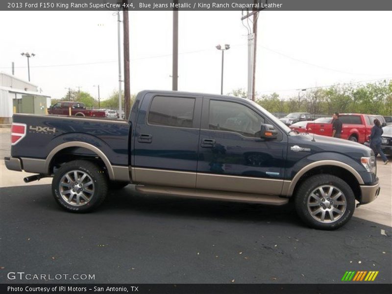 Blue Jeans Metallic / King Ranch Chaparral Leather 2013 Ford F150 King Ranch SuperCrew 4x4