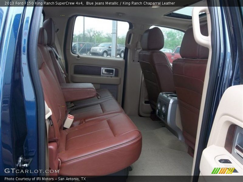 Blue Jeans Metallic / King Ranch Chaparral Leather 2013 Ford F150 King Ranch SuperCrew 4x4