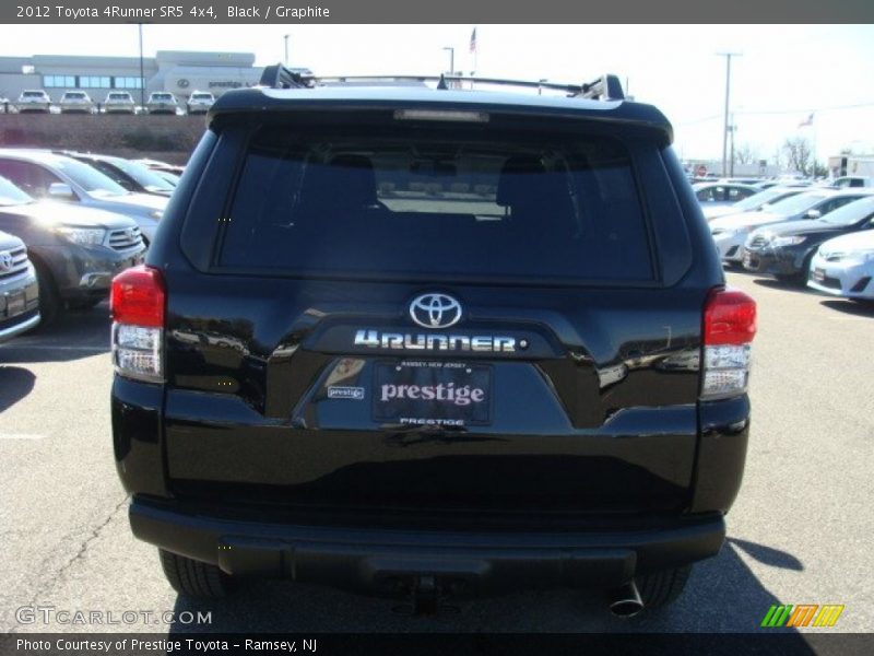 Black / Graphite 2012 Toyota 4Runner SR5 4x4
