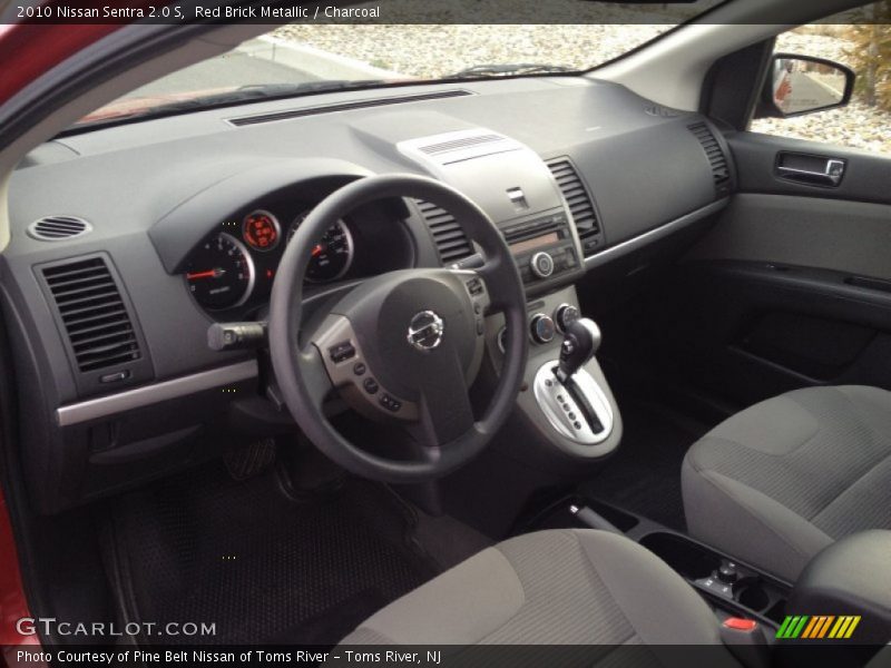 Red Brick Metallic / Charcoal 2010 Nissan Sentra 2.0 S