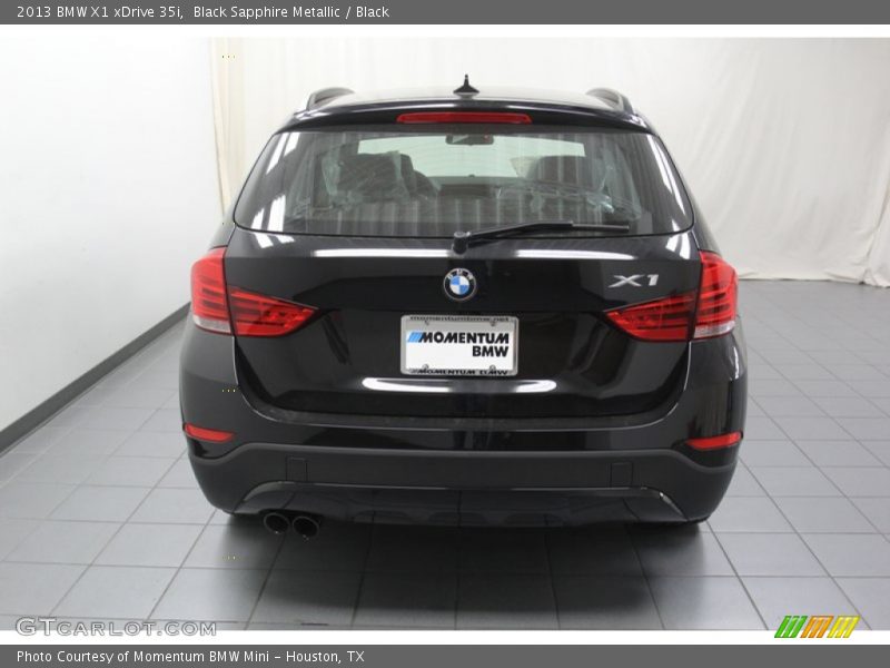 Black Sapphire Metallic / Black 2013 BMW X1 xDrive 35i