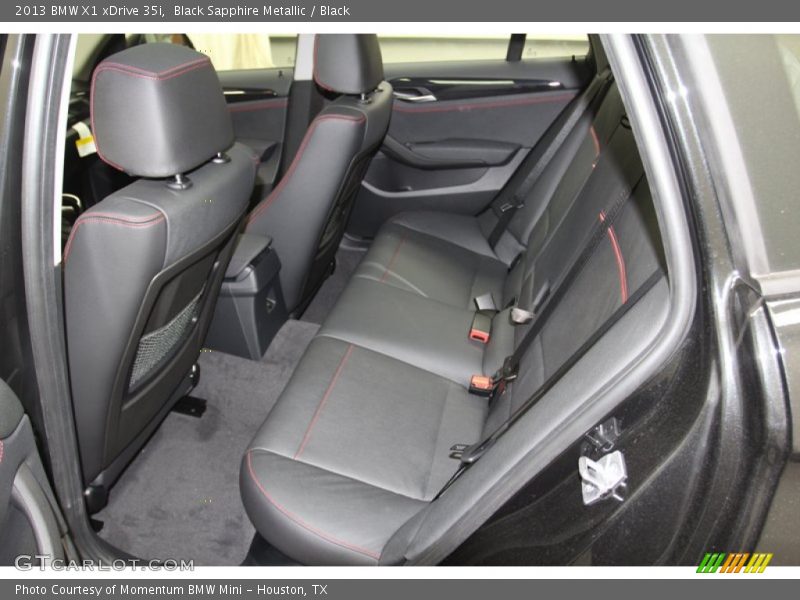 Rear Seat of 2013 X1 xDrive 35i