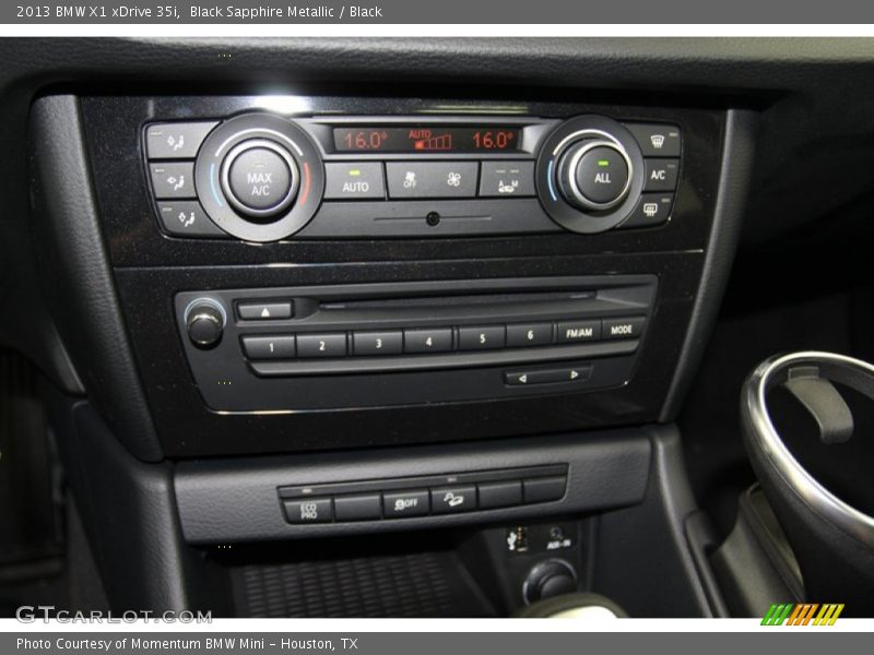 Controls of 2013 X1 xDrive 35i