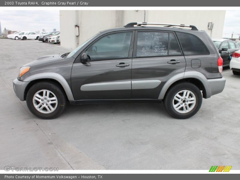 Graphite Gray Pearl / Gray 2003 Toyota RAV4
