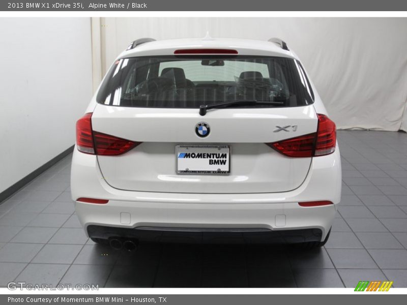 Alpine White / Black 2013 BMW X1 xDrive 35i