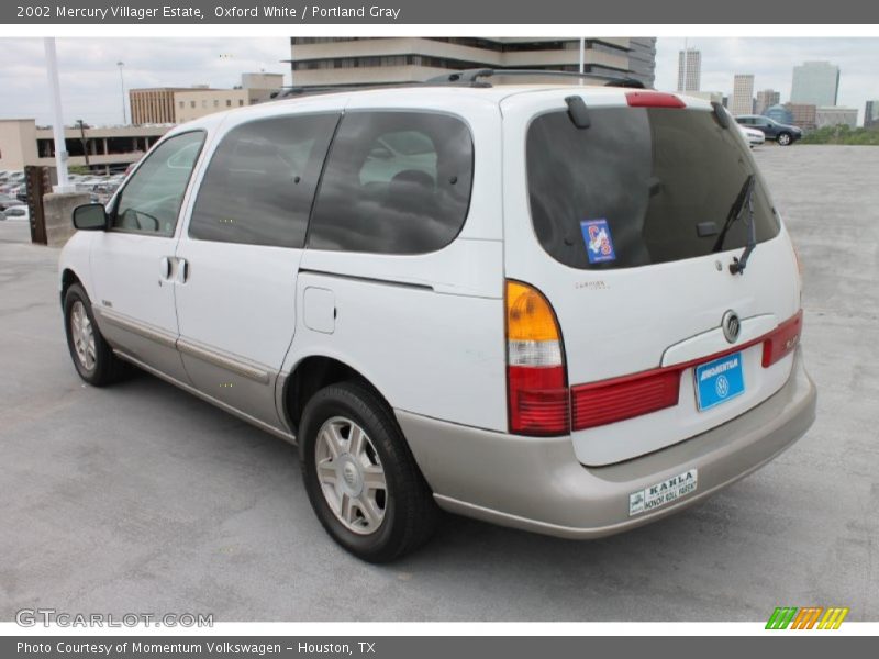 Oxford White / Portland Gray 2002 Mercury Villager Estate