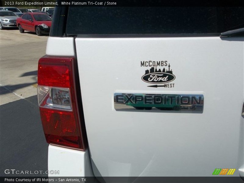 White Platinum Tri-Coat / Stone 2013 Ford Expedition Limited