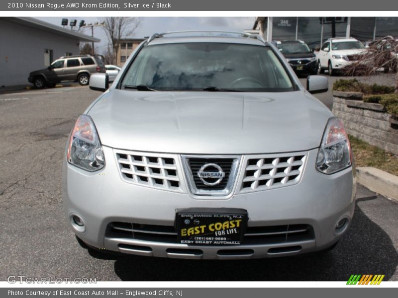 Silver Ice / Black 2010 Nissan Rogue AWD Krom Edition