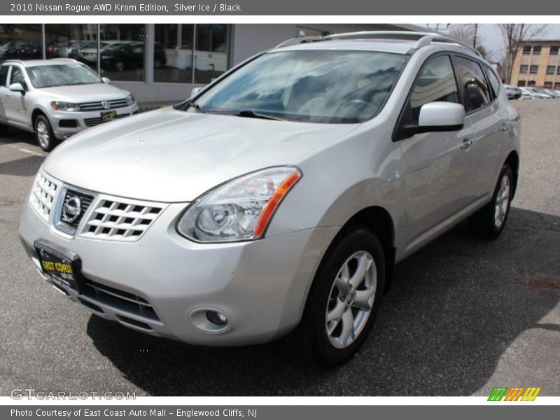 Silver Ice / Black 2010 Nissan Rogue AWD Krom Edition