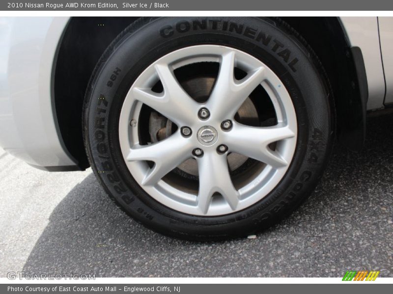 Silver Ice / Black 2010 Nissan Rogue AWD Krom Edition
