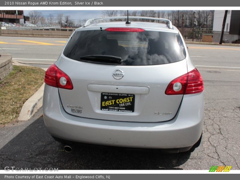Silver Ice / Black 2010 Nissan Rogue AWD Krom Edition