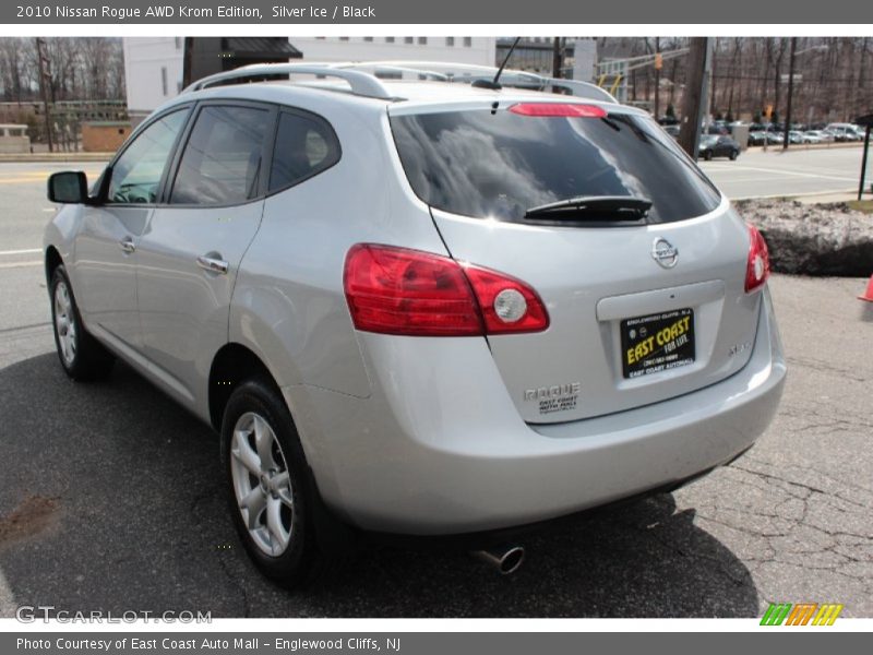 Silver Ice / Black 2010 Nissan Rogue AWD Krom Edition