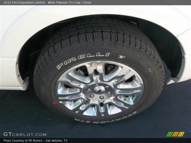 White Platinum Tri-Coat / Stone 2013 Ford Expedition Limited