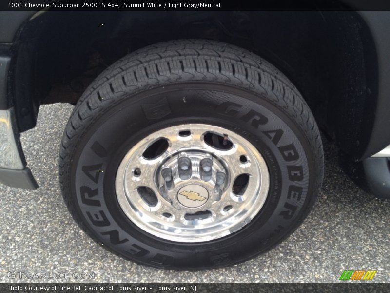 Summit White / Light Gray/Neutral 2001 Chevrolet Suburban 2500 LS 4x4